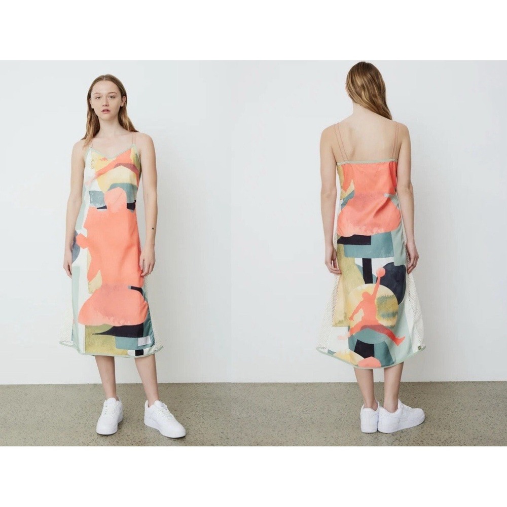 NWT Nike Air Jordan Women's Quai 54 Basketball Dress‎ Multicolor  XS RARE - Picture 9 of 9